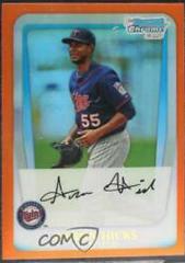 Aaron Hicks [Orange Refractor] #BCP172 Baseball Cards 2011 Bowman Chrome Prospects Prices