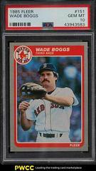 Wade Boggs #151 Baseball Cards 1985 Fleer Prices