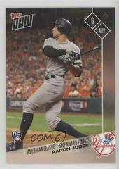 Aaron Judge Baseball Cards 2017 Topps Now Off Season Prices