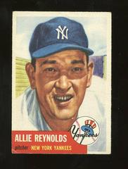 Allie Reynolds Baseball Cards 1953 Topps Prices