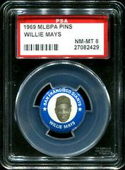 Willie Mays Baseball Cards 1969 MLBPA Pins Prices