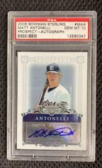 Matt Antonelli [Autograph] Baseball Cards 2006 Bowman Sterling Prospect Prices
