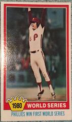World Series [Phil. Win First World Ser.] #404 Baseball Cards 1981 Topps Prices