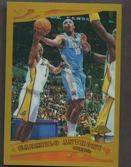 Carmelo Anthony [Gold Refractor] Basketball Cards 2005 Topps Chrome Prices