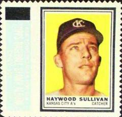 Haywood Sullivan Baseball Cards 1962 Topps Stamps Prices