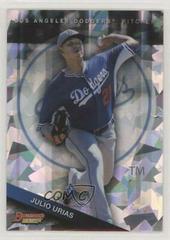 Julio Urias [Atomic Refractor] Baseball Cards 2015 Bowman's Best Top Prospects Prices
