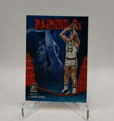 Larry Bird [Red Wave] Basketball Cards 2022 Panini Donruss Optic Raining 3s Prices