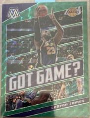 LeBron James [Green Mosaic] Basketball Cards 2019 Panini Mosaic Got Game Prices