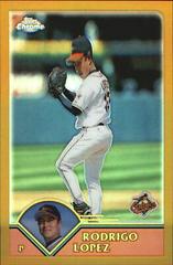 Rodrigo Lopez [Refractor] #278 Baseball Cards 2003 Topps Chrome Prices