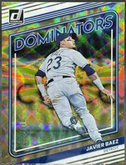 Javier Baez Baseball Cards 2022 Panini Donruss Dominators Prices