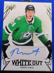 Roope Hintz [Gold] #WO-RH Hockey Cards 2022 SPx White Out Autographs Prices