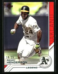 Rickey Henderson [Red] #S-74 Baseball Cards 2017 Topps Salute Prices