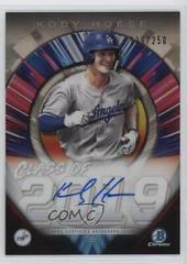 Kody Hoese #KH Baseball Cards 2019 Bowman Draft Class of 2019 Autographs Prices