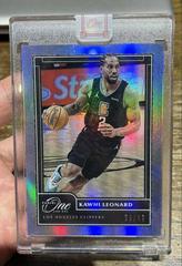 Kawhi Leonard Basketball Cards 2020 Panini One and One Prices