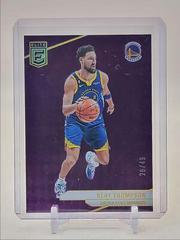 Klay Thompson [Purple] #12 Basketball Cards 2023 Donruss Elite Prices