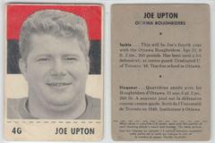 Joe Upton Football Cards 1956 Shredded Wheat Prices