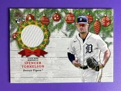Spencer Torkelson Baseball Cards 2022 Topps Holiday Autograph Relics Prices