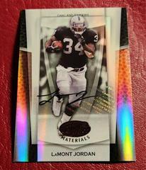 LaMont Jordan [Mirror Emerald Autograph] Football Cards 2007 Leaf Certified Materials Prices
