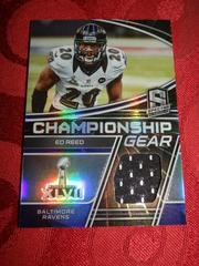 Ed Reed [Hyper] #CG-ERE Football Cards 2022 Panini Spectra Championship Gear Prices