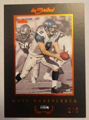 Matt Hasselbeck [Black Border Red] #23 Football Cards 2004 Fleer Inscribed Prices
