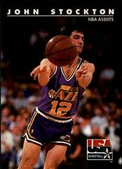 John Stockton #90 Basketball Cards 1992 Skybox USA Prices