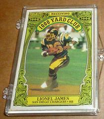 Lionel James Football Cards 1986 Topps 1000 Yard Club Prices