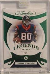 Andre Johnson [Emerald] #98 Football Cards 2020 Panini Flawless Prices