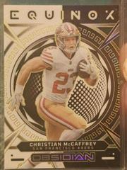 Christian McCaffrey [Yellow Electric Etch] #21 Football Cards 2023 Panini Obsidian Equinox Prices