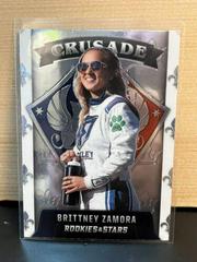 Brittney Zamora #1 Racing Cards 2022 Panini Chronicles Nascar Rookies and Stars Crusade Prices