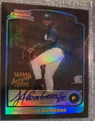 Jose Contreras [Refractor Autograph] Baseball Cards 2003 Bowman Chrome Prices