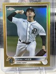 Casey Mize [Gold] Baseball Cards 2022 Topps Chrome Prices