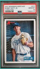 Bobby Witt Jr. [Prospect SP Image Swap Variation] #217 Baseball Cards 2021 Bowman Heritage Prices