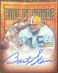 Bart Starr #RH-BS Football Cards 2002 Topps Ring of Honor Autographs Prices