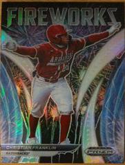 Christian Franklin [Silver Prizm] #F-CF Baseball Cards 2021 Panini Prizm Draft Picks Fireworks Prices