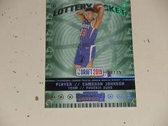Cameron Johnson [Cracked Ice] #11 Basketball Cards 2019 Panini Contenders Lottery Ticket Prices