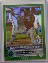Jazz Chisholm Jr. [Green] #6 Baseball Cards 2022 Topps 1st Edition Prices