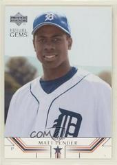 Matt Pender [Curtis Granderson Photo] Baseball Cards 2002 Upper Deck Prospect Premieres Prices