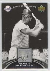 Roger Maris Baseball Cards 2007 Upper Deck Sweet Spot Classic Classic Memorabilia Prices