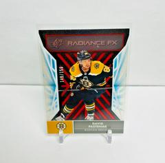 David Pastrnak [Red] #RFX-13 Hockey Cards 2021 SPx Radiance FX Prices