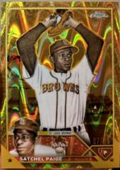 Satchel Paige [RayWave Gold] Baseball Cards 2023 Topps Gilded Collection Prices