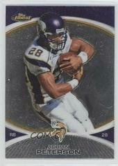Adrian Peterson Football Cards 2010 Topps Finest Prices