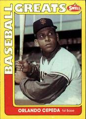 Orlando Cepeda Baseball Cards 1991 Swell Greats Prices