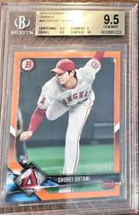 Shohei Ohtani [Orange] #49 Baseball Cards 2018 Bowman Prices