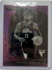 Paul George [Purple Scope] #24 Basketball Cards 2022 Panini Flux Titan Prices