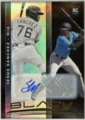Jesus Sanchez [Autographs] #4 Baseball Cards 2021 Panini Chronicles Black Prices
