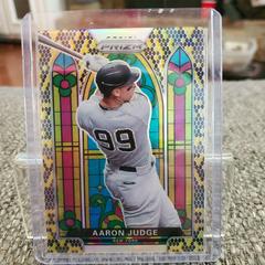 Aaron Judge [Snake Skin Prizm] #SG-5 Baseball Cards 2021 Panini Prizm Stained Glass Prices