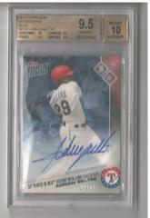 Adrian Beltre [Autograph Blue] #419C Baseball Cards 2017 Topps Now Prices