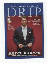 Bryce Harper #GD-10 Baseball Cards 2023 Topps Big League Gameday Drip Prices