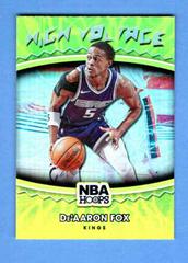 De'Aaron Fox Basketball Cards 2021 Panini Hoops High Voltage Prices
