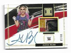 Alexa Bliss [Holo Gold] Wrestling Cards 2022 Panini Impeccable WWE Elegance Memorabilia Autographs Prices